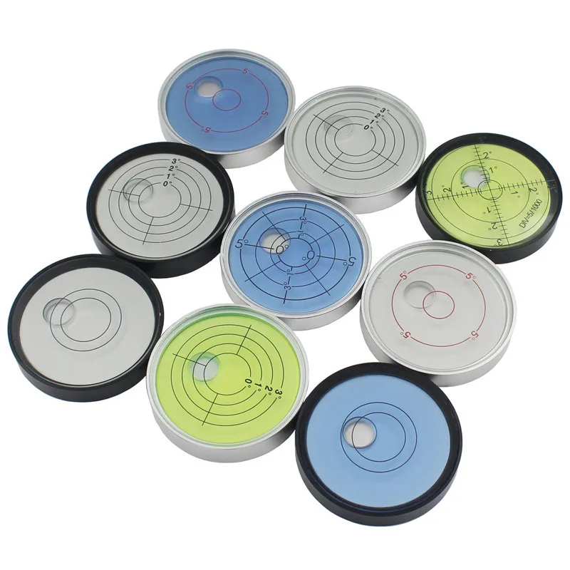 Imagem -02 - Circular Nível de Espírito Bolha Fábrica Vendas Diretas Universal Metal Talão Diâmetro 60 mm Magnético Luminoso Disponível Peças