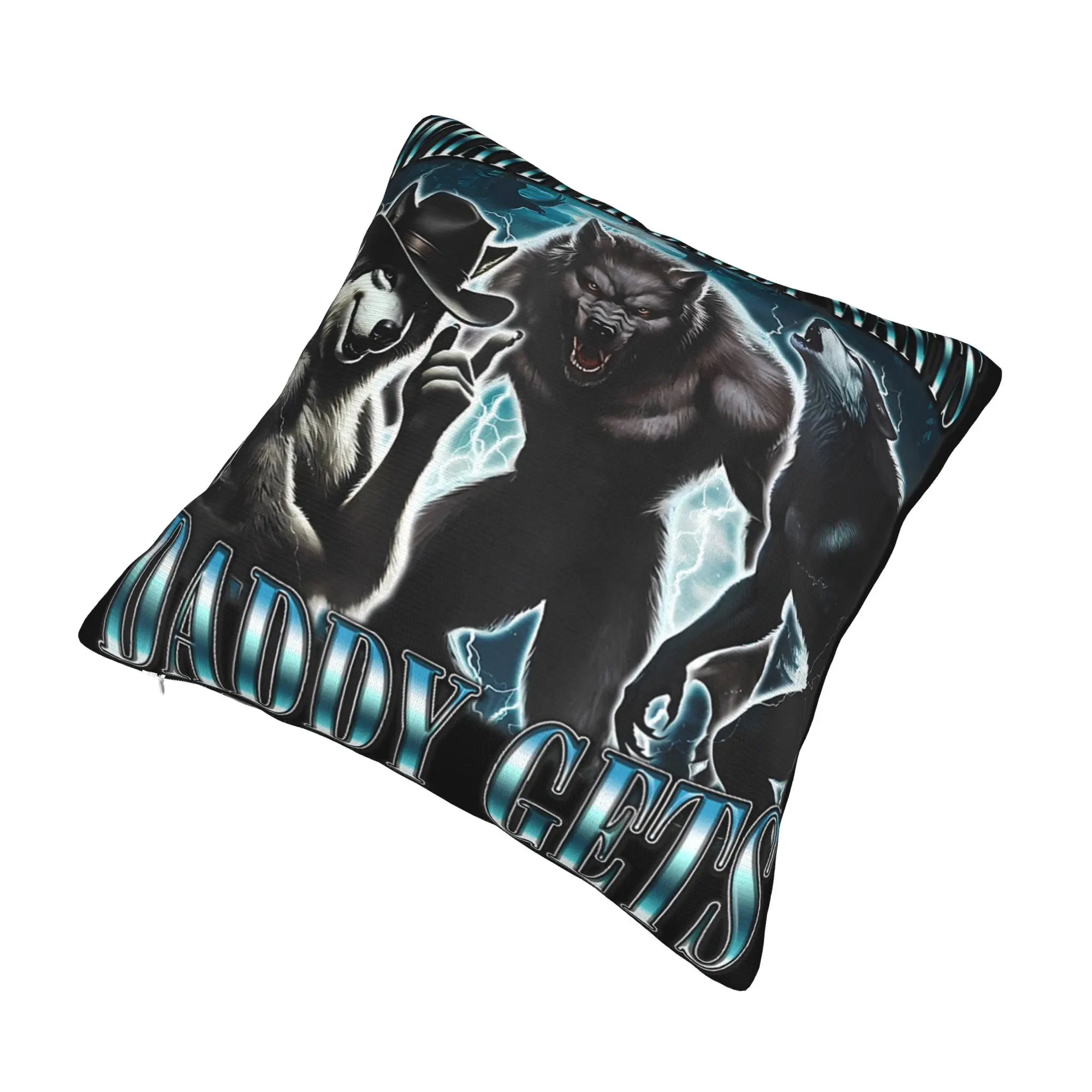 Decorative Pillowcases Whatever Daddy Wants Daddy Gets  Merch Home  Pillow Case Cover Square Multi-Size