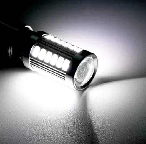 2 STKS PY21W P21/5 W 1156 Ba15s 1157 Bay15d Voor Auto Led-lampen Richtingaanwijzer 12 V 33SMD 7000 K Wit Rem Achteruit Inparkeren Lampen