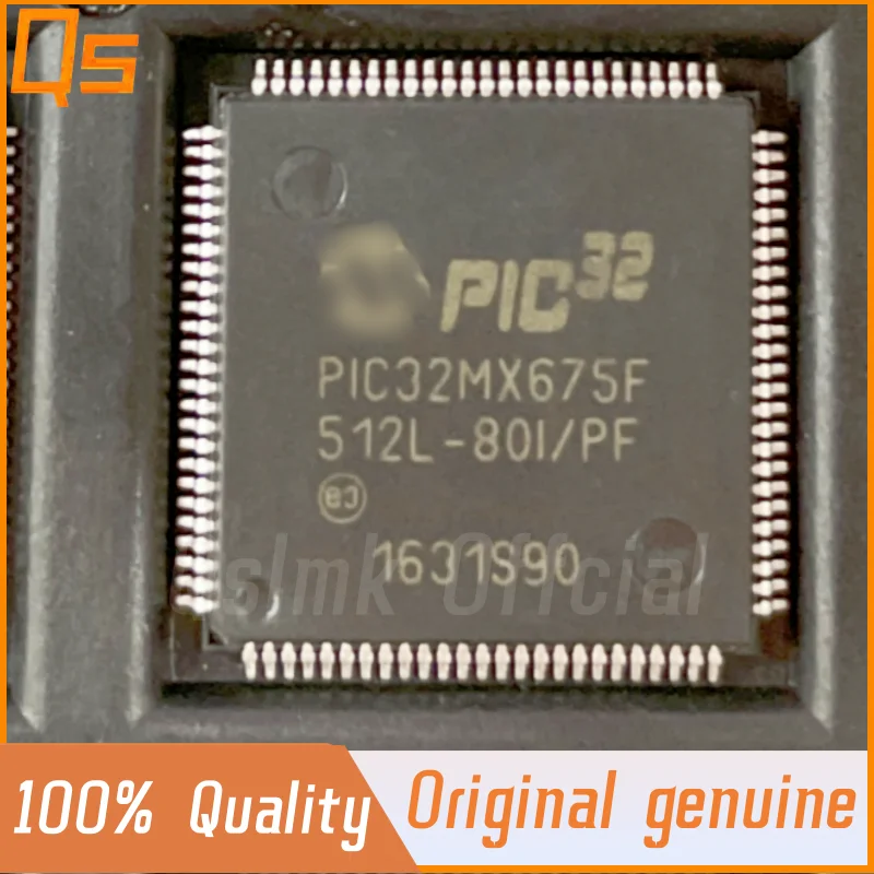 PIC32MX675F512L-80I asli baru/PF TQFP100 Microcontrolle