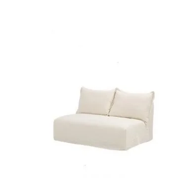 أريكة مزدوجة من الكتان المغسول على طراز وابي مفككة ومغسولة بالكامل من B & B inn #1