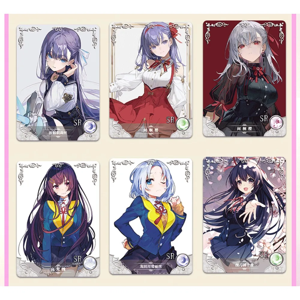 Goddess Story Collection Cards Anime Girl Lively Youth Rare Limited Tcg Game Flash Cards Table Toy for Family Kid Christmas Gift