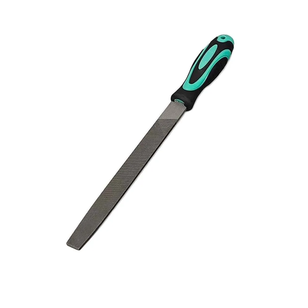 Metalworking Tools Turquoise 8 Inch Carbon File Half-round Profile Square Profile For Workshop For Metalworking