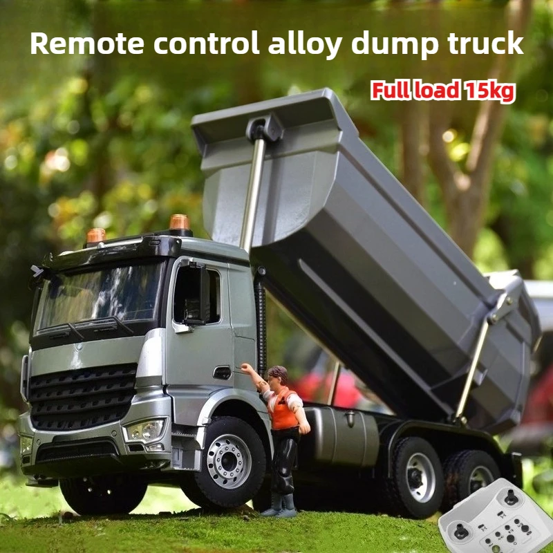 

1/20 электрический пульт дистанционного управления, инженерная машина, имитация сплава, самосвал, тяжелый грузовик, игрушечный автомобиль с дистанционным управлением
