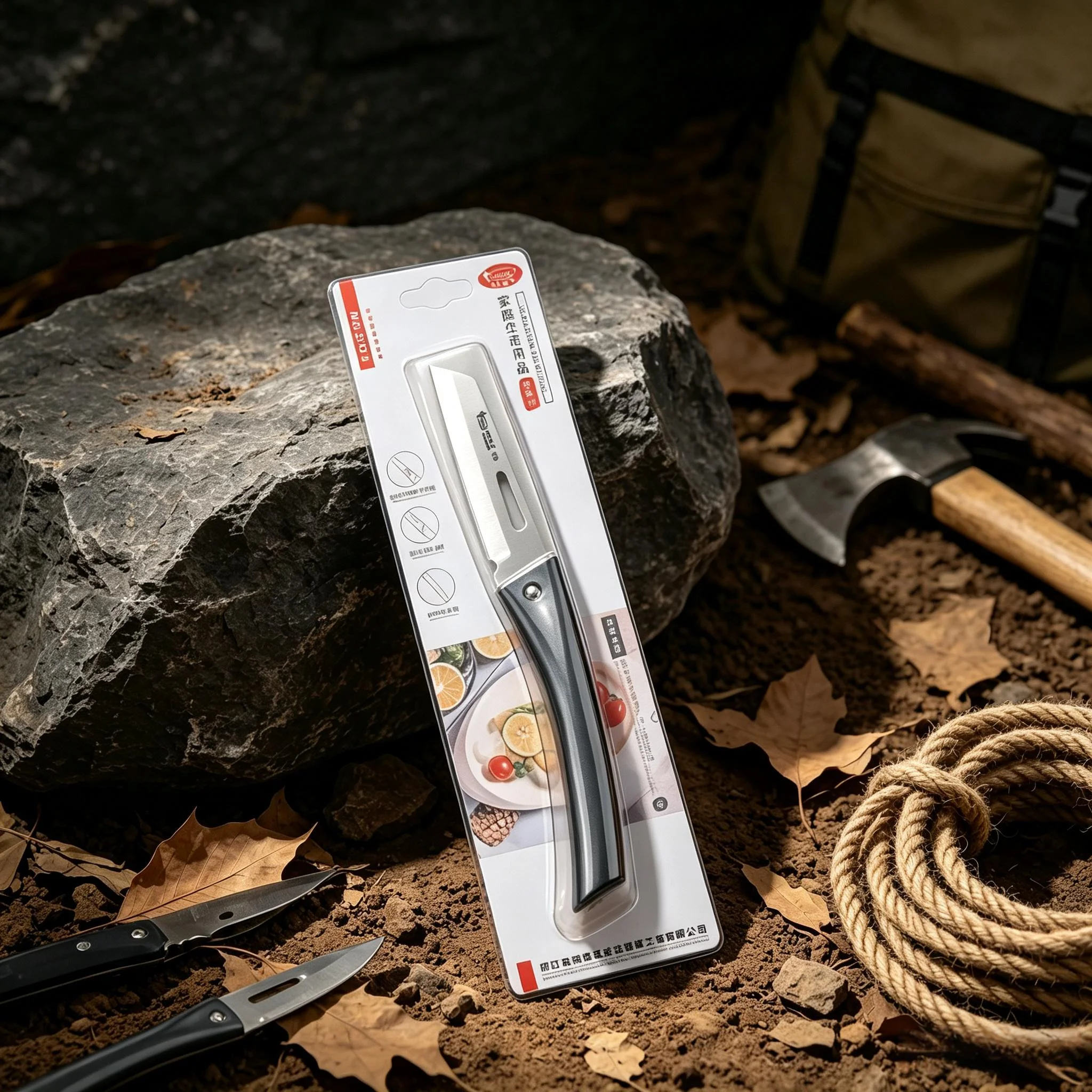 Klappmesser aus Edelstahl, tragbares Obstschneide- und Schälmesser, tragbares Messer für den Wohnheimgebrauch, für Obst und Gemüse zu Hause