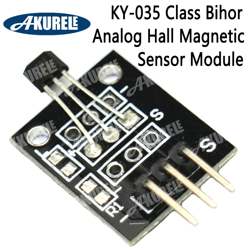KY-035 Class Bihor Analog Hall Magnetic Sensor Module 3pin Diy Starter Kit KY035 For Arduino Hall Sensor Development Board