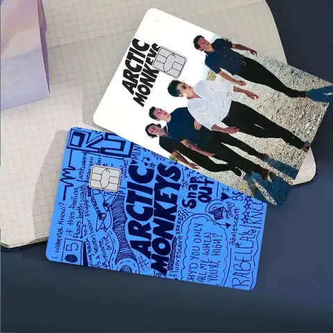 MRock Band A-Arctic M-Monkeys Mode Söt Tecknad Kattmålning Anime Spel Unikt Filmklistermärke Skal Skinn För Kreditkort Utan Chip 10 best sales Arctic Monkeys-klistermärken - №3