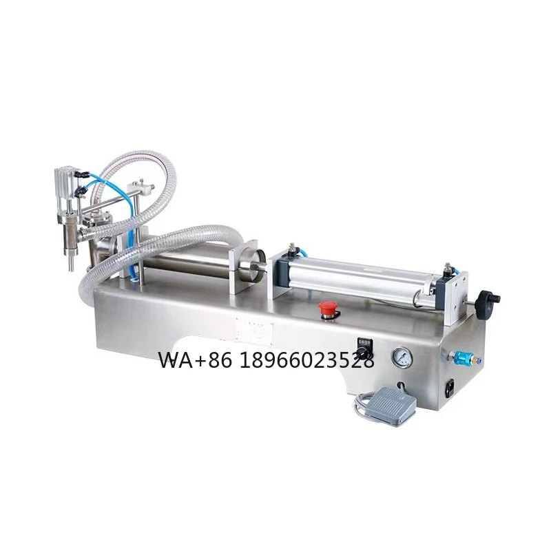 

Ready for shipment Semi-automatic bottle cream jam liquid soap filling machine for cream and gel shampoo filling machine