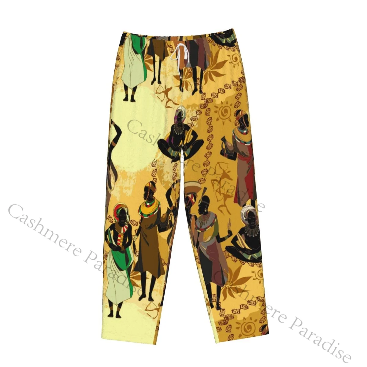 African Women Cozy Flannel Pajama Pants for Women Sleep Bottoms Home Loungewear