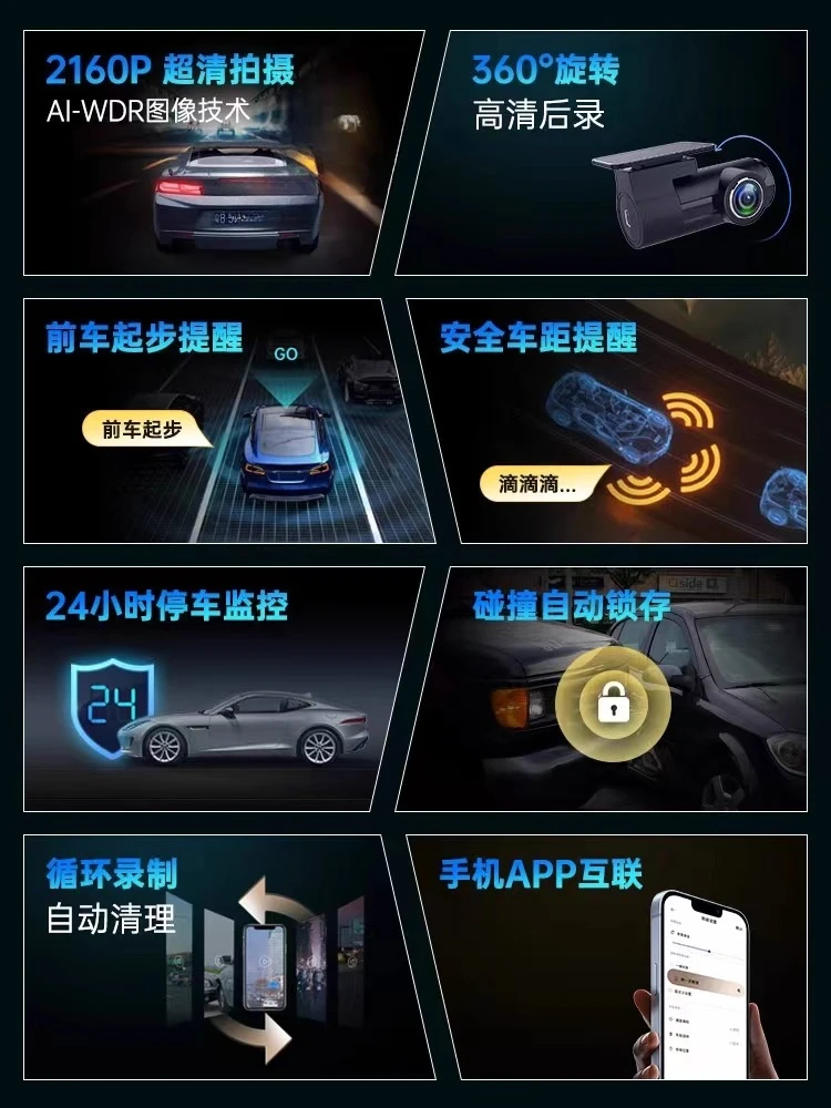 Urządzenie antykolizyjne ADAS rejestrator jazdy asystent jazdy wykrywanie opuszczania pasa ruchu wyświetlacz stanu drogi 3D