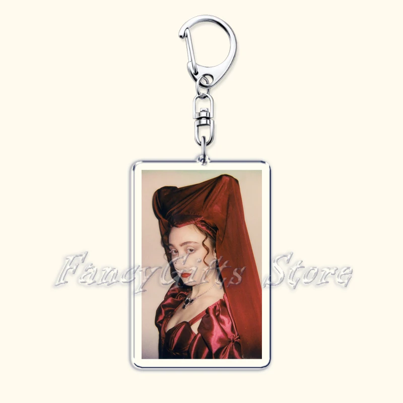 Popular Singer Keychains for Women Key Chain Ring Pink Pony Club Hot To Go Good Luck Babe Keyrings Jewelry Fans Friends Gifts