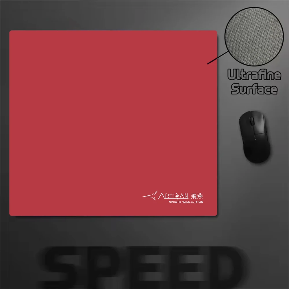 ARTISAN FX 99 Schwarzes Mauspad Gaming-Mauspads Rutschfester, genähter Rand PC-Zubehör Speed Professional Artisan Mousemat