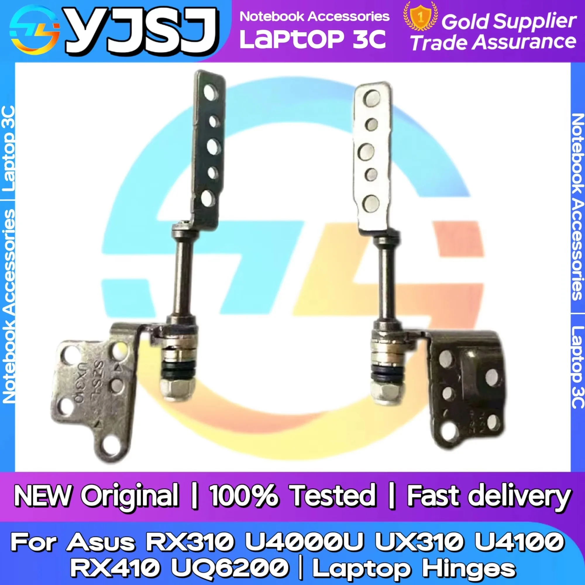 New Original Laptop Notebook Hinges For Asus RX310 U4000U UX310 U4100 RX410 UQ6200 LCD Screen Hinge LCD shaft