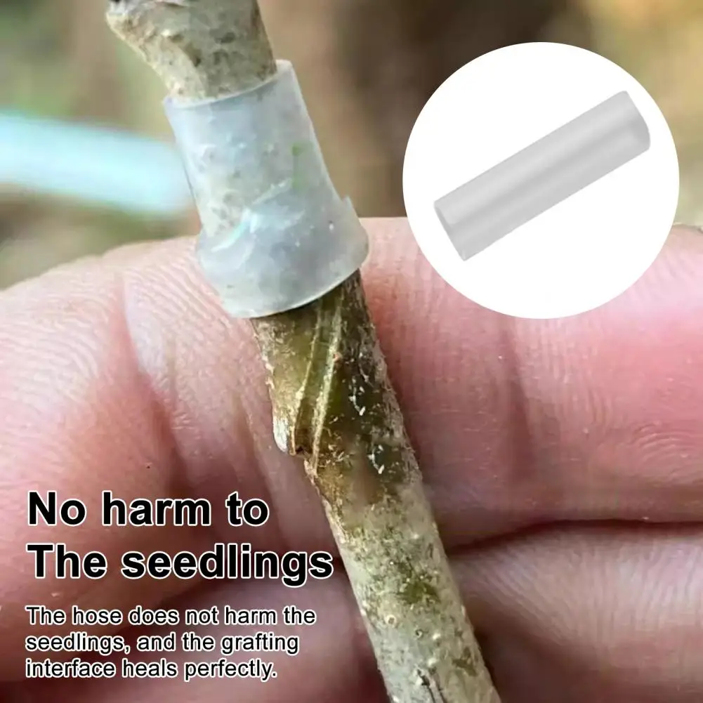 Orchard Grafting Tube Silicone Grafting Sleeves Flexible Plant Grafting Tubes Expandable Tree Branch Repair Tool For Trees  95