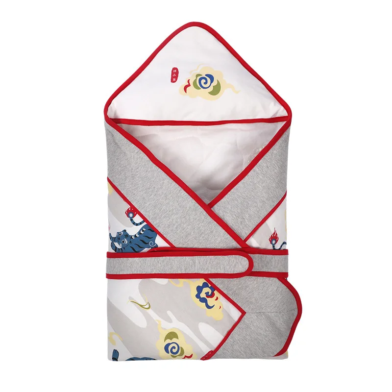 Newborn Baby Delivery Room Quilt Class A Pure Cotton Spring and Autumn Outing Anti-kicking Blanket Newborn Swaddle Sleeping Bag