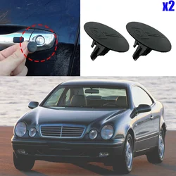 2PCS Car Door Handle Lock Tailgate KeyHole Cap Plug dustproof For Mercedes-Benz CLK W208 W209 1996 1997 1998 1999 - 2009 new