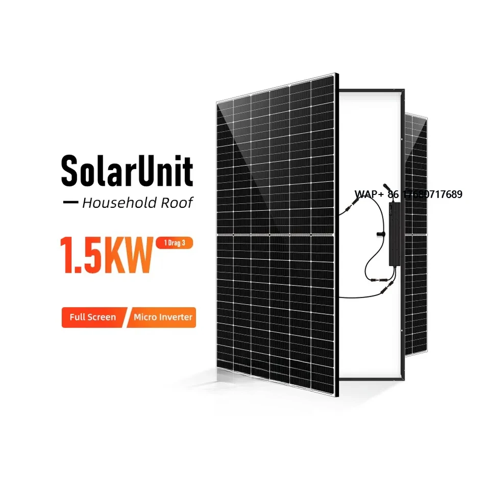 New Design Solar Unit 920W 1500w 3000W 5000w on Grid Solar Panel