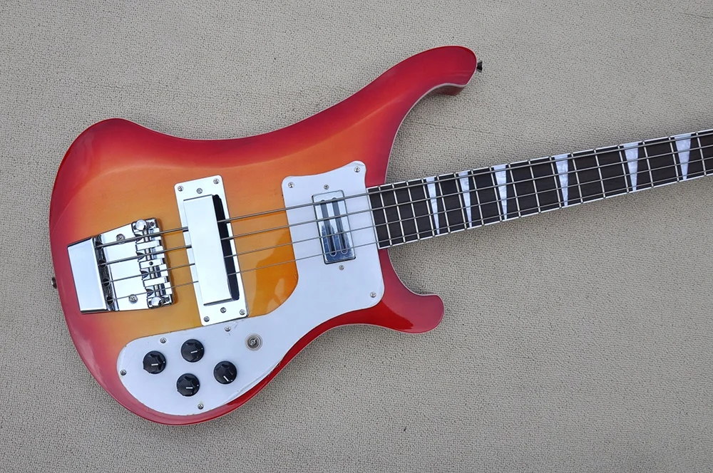 Flyoung Cheap Price Electric Bass Guitar Musical Instrument Rick Bass