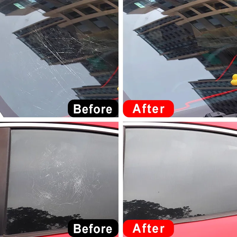 50g Car Windshield Scratch Repair Agent - Professional Glass Restorer, Quick-Acting, Easy to Use, Enhances Clarity