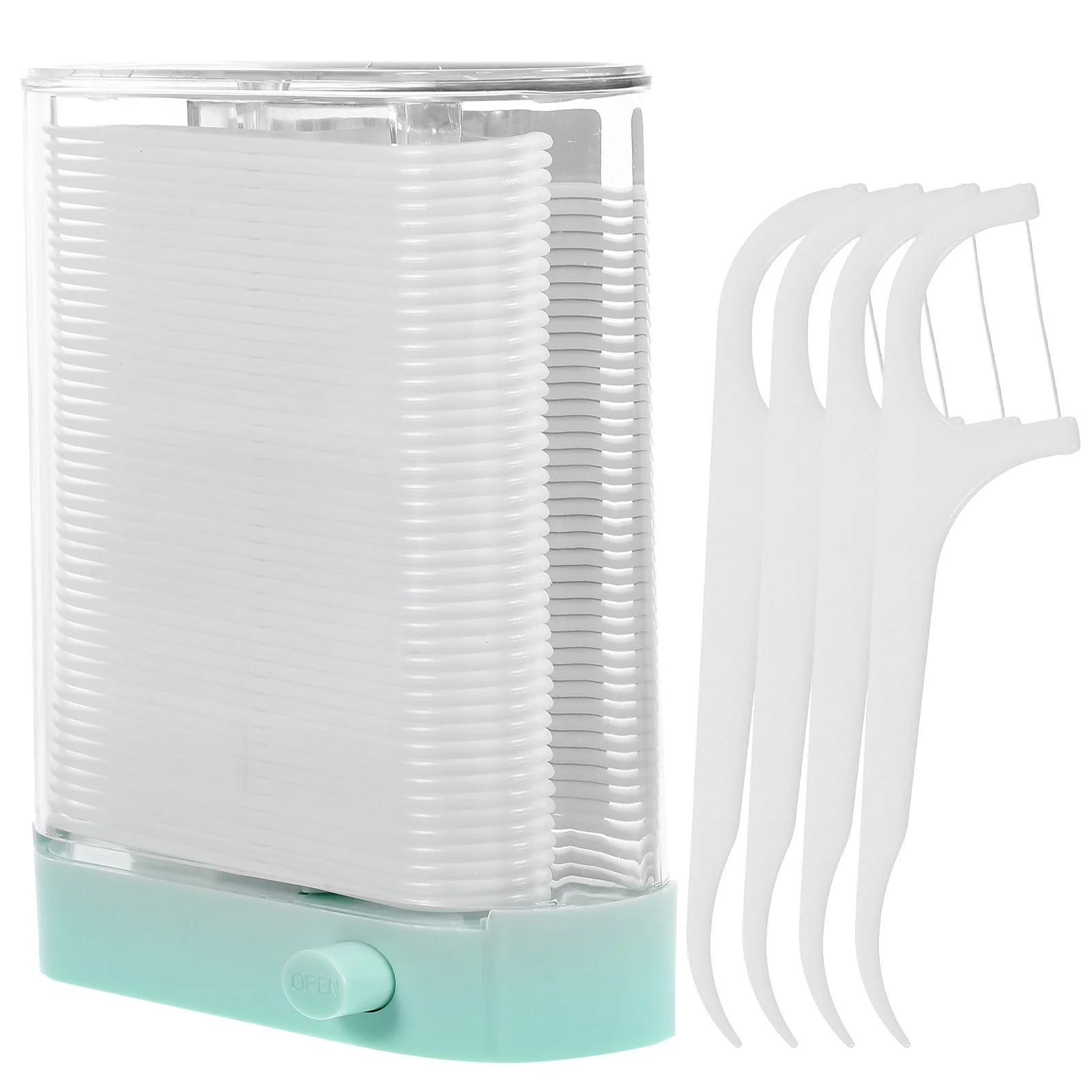 

1 set Disposable Teeth Flosses Picks Box Packing Floss Picks Family Pack Floss Dispensers Sticks