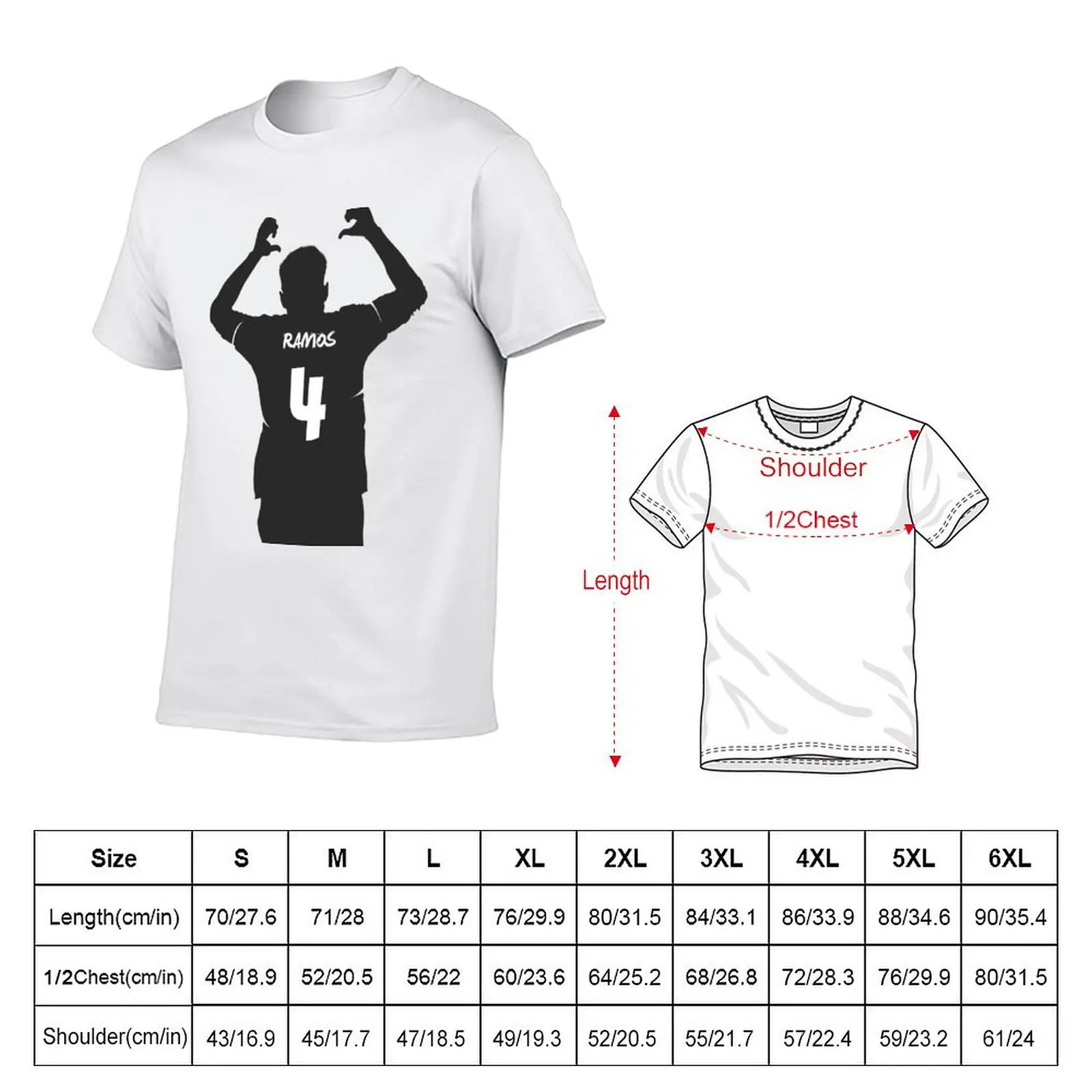 تي شيرت سيرجيو راموس الفني تي شيرت رجالي جرافيك تي شيرت رجالي فاخر تي شيرت رجالي قطن تي شيرت #5