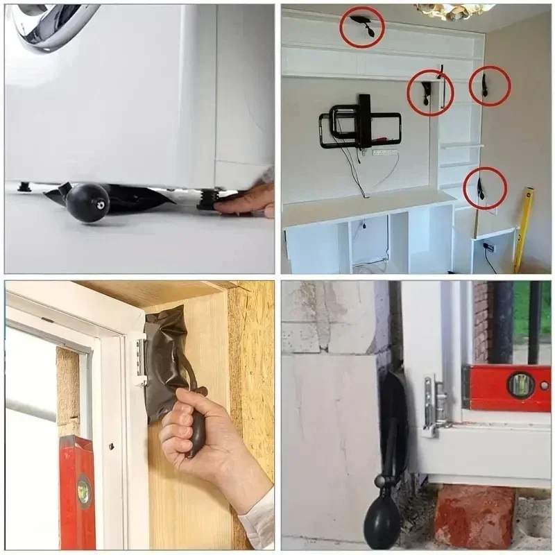 Inflatable Car Door Wedge - Window Installation Air Cushion Pump Alignment Repair Tool