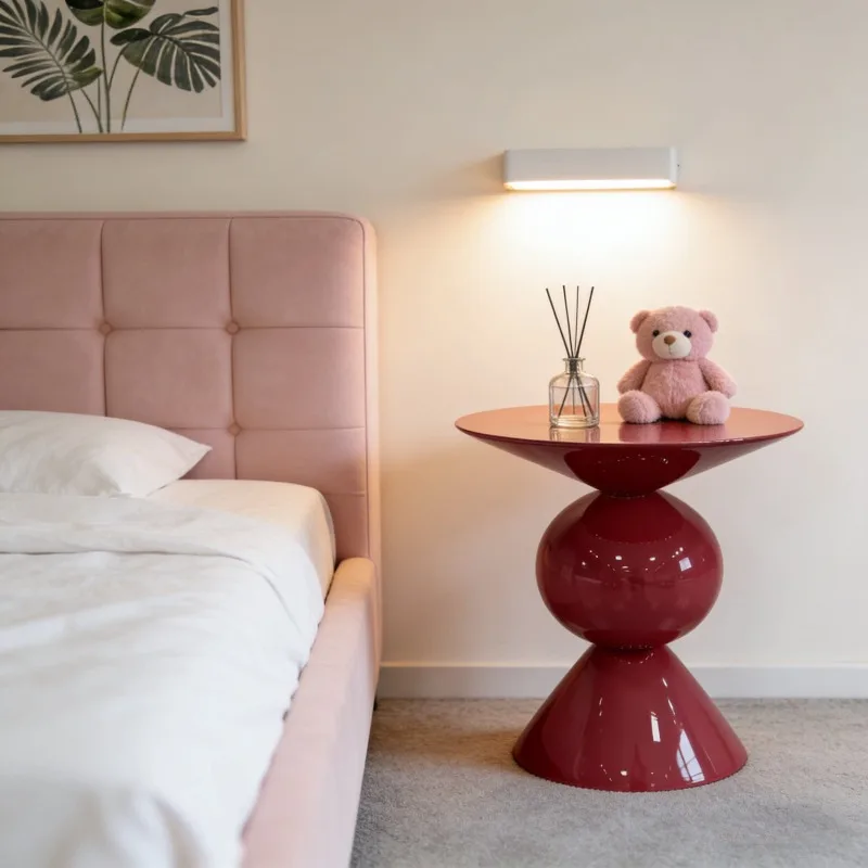 Nordic Coffee Table,Art Resin Fiberglass Furniture, Homestay Balcony, Living Room, Leisure Round Tables
