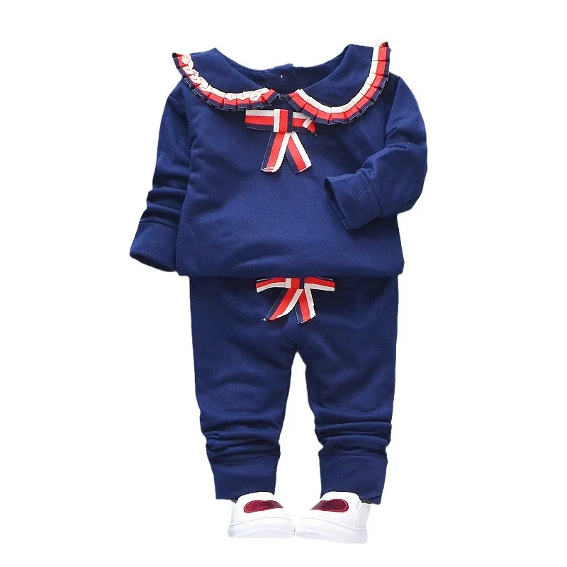 

New Spring Autumn Baby Clothes Suit Children Girls Fashion T-Shirt Pants 2Pcs/Set Kids Outfits Toddler Costume Infant Tracksuits