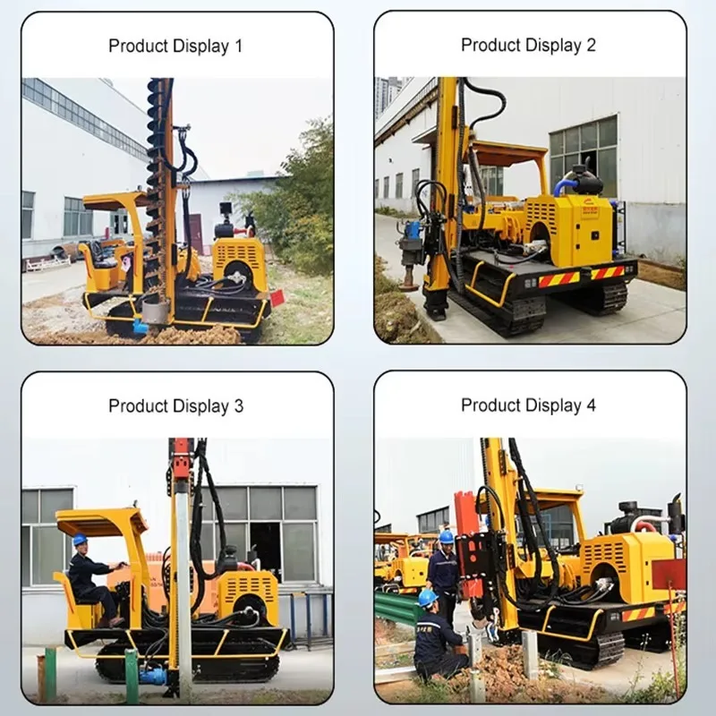 5kW Solar Panel & 4-Cylinder  Dual Power Off-Grid Photovoltaic Pile Driver Engine Pump Motor Core Components for Indonesia