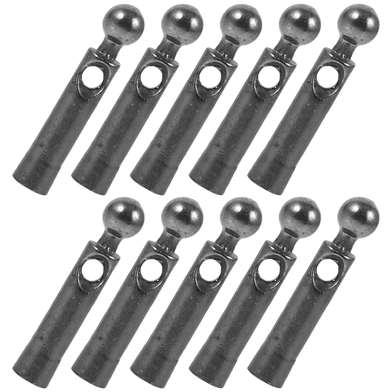 10 Pcs Replace Umbrella Accessories Travel Tail Beads Metal Replacement Bone Covers