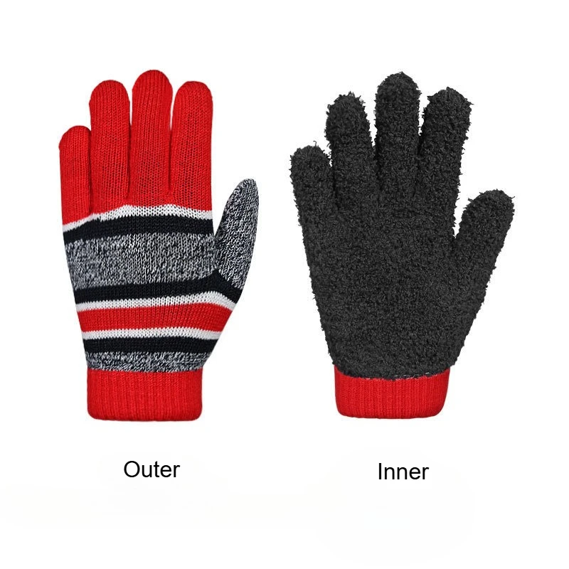 เด็กฤดูหนาวหมวกกลางแจ้งถุงมือหรือผ้าพันคอสบายทุกวันท่องเที่ยวถักหมวกเด็กชายเด็กหญิงเด็กหมวกอบอุ่นถุงมือ