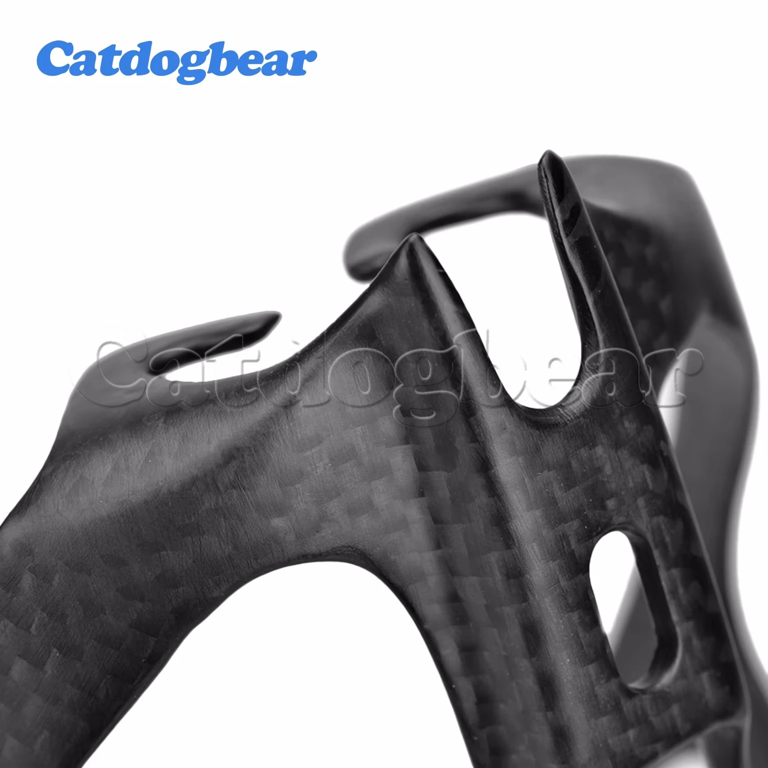 Catdogbear 4 Pieces Titanium Bolt M5x 8 10 12mm + 2Pieces Full Carbon Fibre 3k Matte Water Bottle Cage