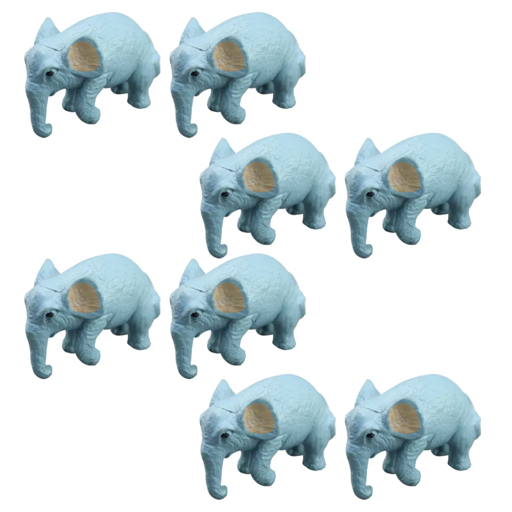 

8pcs Decor Figurines Adorable Aquarium Decor Animals PVC Aquarium Fish Tank Ornaments Garden Statues