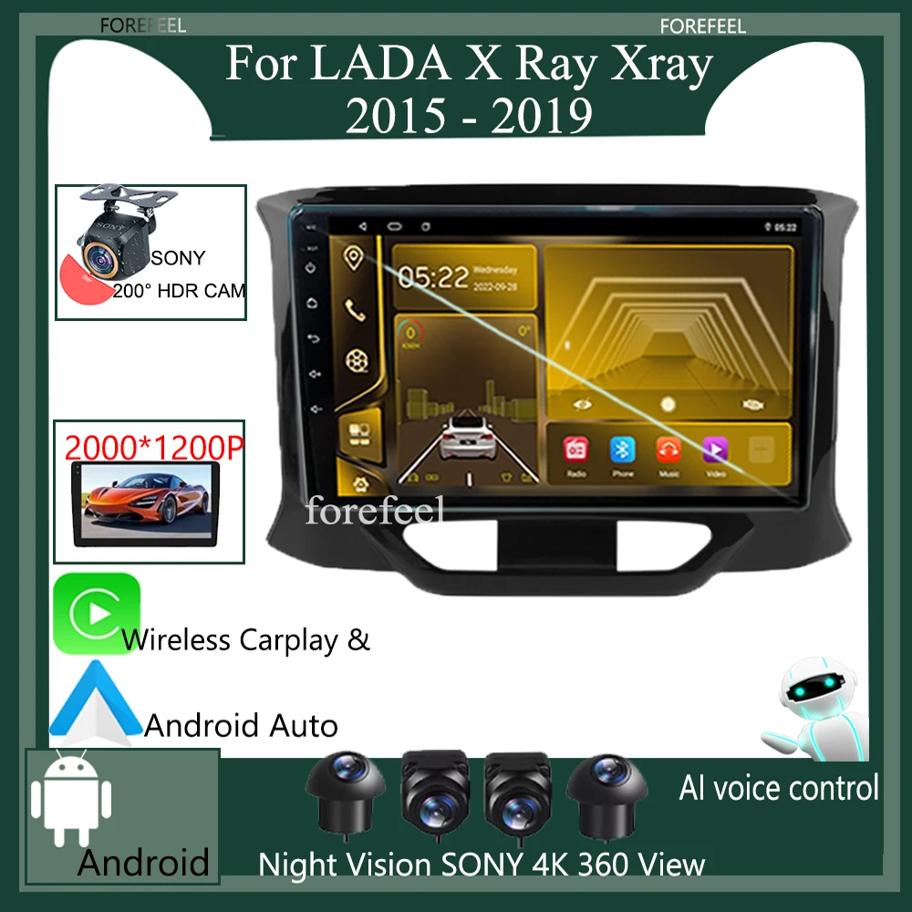 

7862 For LADA X Ray Xray 2015 - 2019 Car Android Carplsy Radio Multimedia Electronics Video BT Player Navigation Stereo GPS DVD