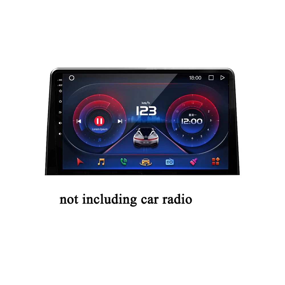 10.1inch Car radio Frame Adapter For Citroen Berlingo 2019 Peugeot Partner Rifter 2020 Android Radio Dask Kit Fascia