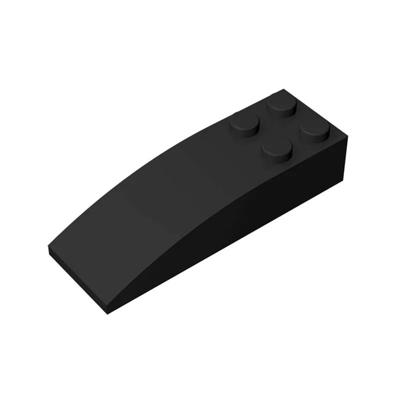 MOC 10 SZTUK Cegiełek Części 44126 Zakrzywiona 6x2 Płaskościanka Klocki Zestaw Kompatybilny z Klockami Edukacyjna Zabawka DIY Urodzinowy Prezent dla Dziecka