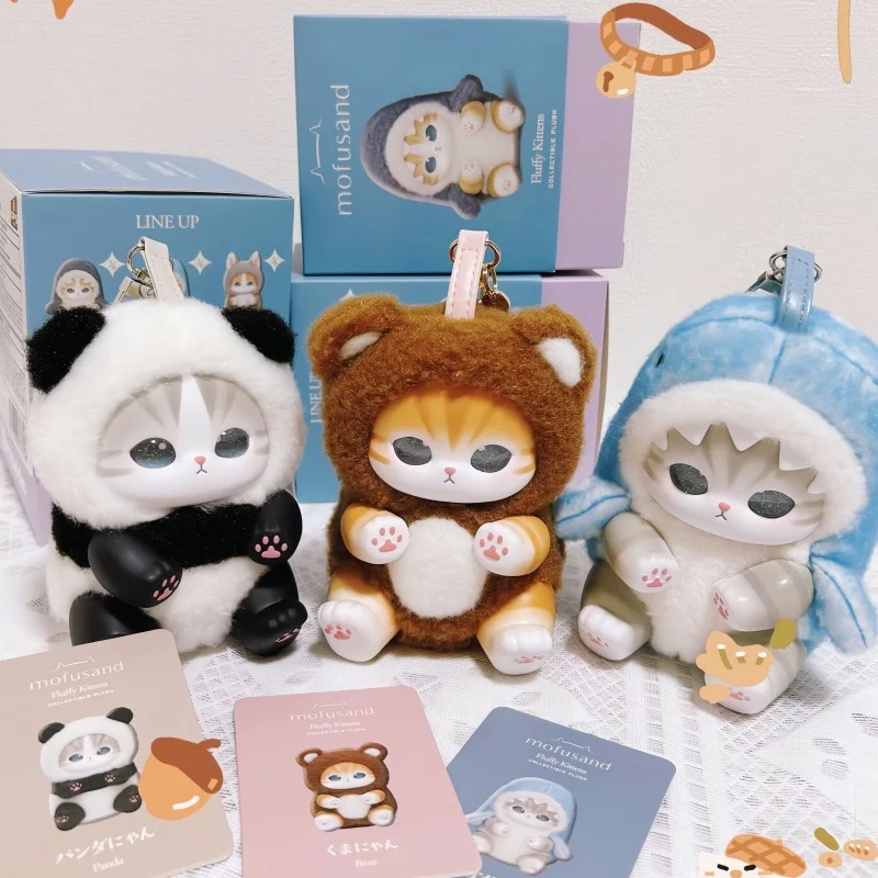 

Новинка в наличии, виниловая серия Mofusand, слепая коробка, загадочные коробки, кукла, модный игровой комплект с орнаментом, плюшевые куклы, игрушка-сюрприз, подарок