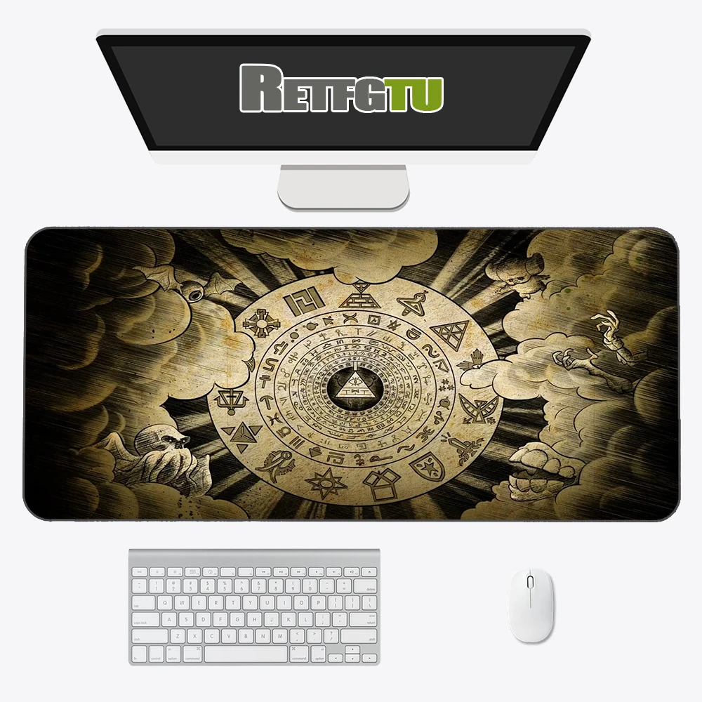 Imagem -06 - Extra Large Gravity Fall Gaming Carpet Acessórios de Escritório Mouse Pad Mouse Pad Anime Longo Computador Xxl 40x90 80x30