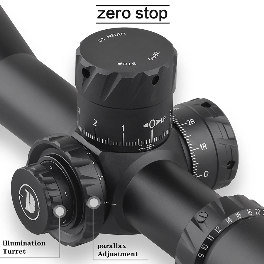 Riflescope Phát Hiện Ra HD 5-30X56 FFP 34Mm Ống Đầu Tiên Tiêu Cự Máy Bay Quân Sự Chụp Hình Với Chiếu Sáng