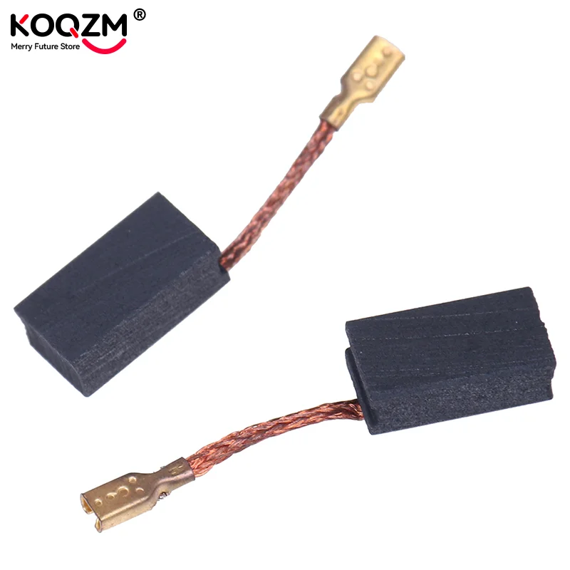 

2 шт., запасные части для угольных щеток 6x9x15 мм для угловой шлифовальной машины Bosch, угольные щетки, аксессуары для электроинструментов 6*9*15 мм