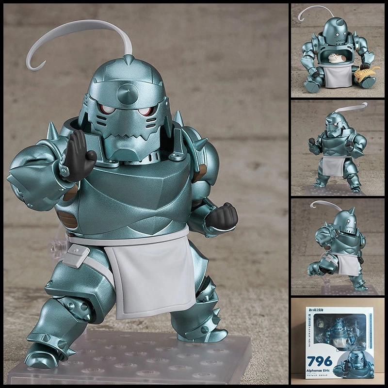 Chibi Clay Alphonse Elric Fma Figurine Cute Anime Kawaii St…