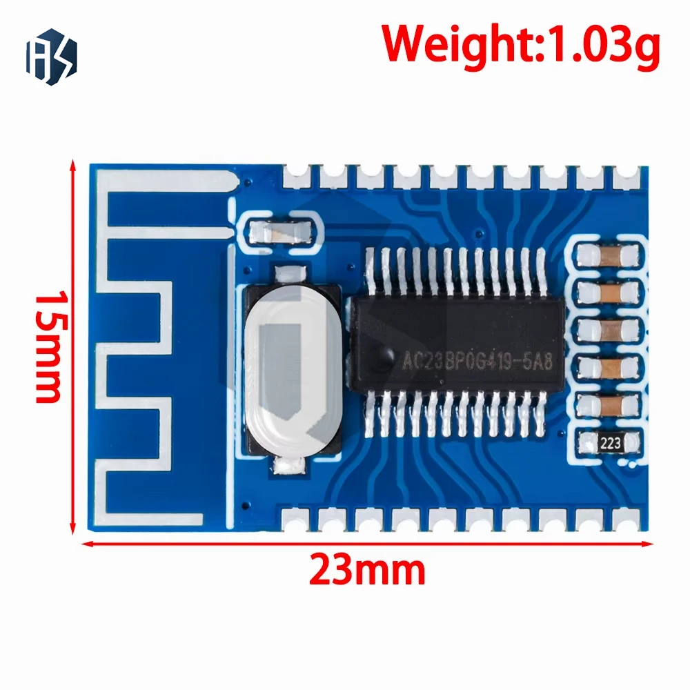 1PCS/2PCS/3PCS/4PCS/5PCS Modulo ricevitore audio Bluetooth Wireless Bluetooth 5.0 Circuito ricevitore Scheda stereo