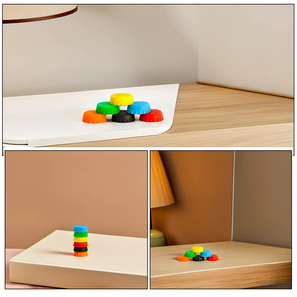 6 pezzi ciotola per animali domestici ciotola per rettili in silicone a prova di fuoriuscite per lagarto geco tartaruga serbatoio acqua piatti per alimenti