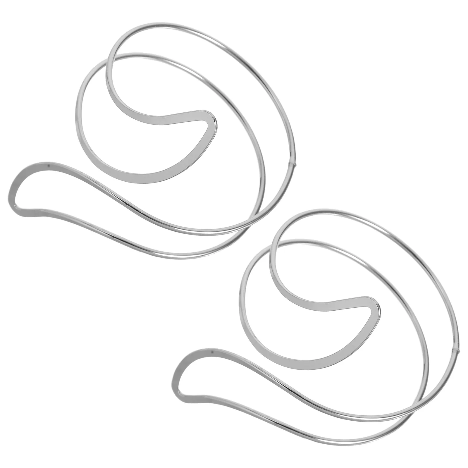 

2pcs Moon Curtain Tieback Buckle Decorative Tiebacks Minimalist Design Easy Use Drapery Holdback Clamp Versatile For