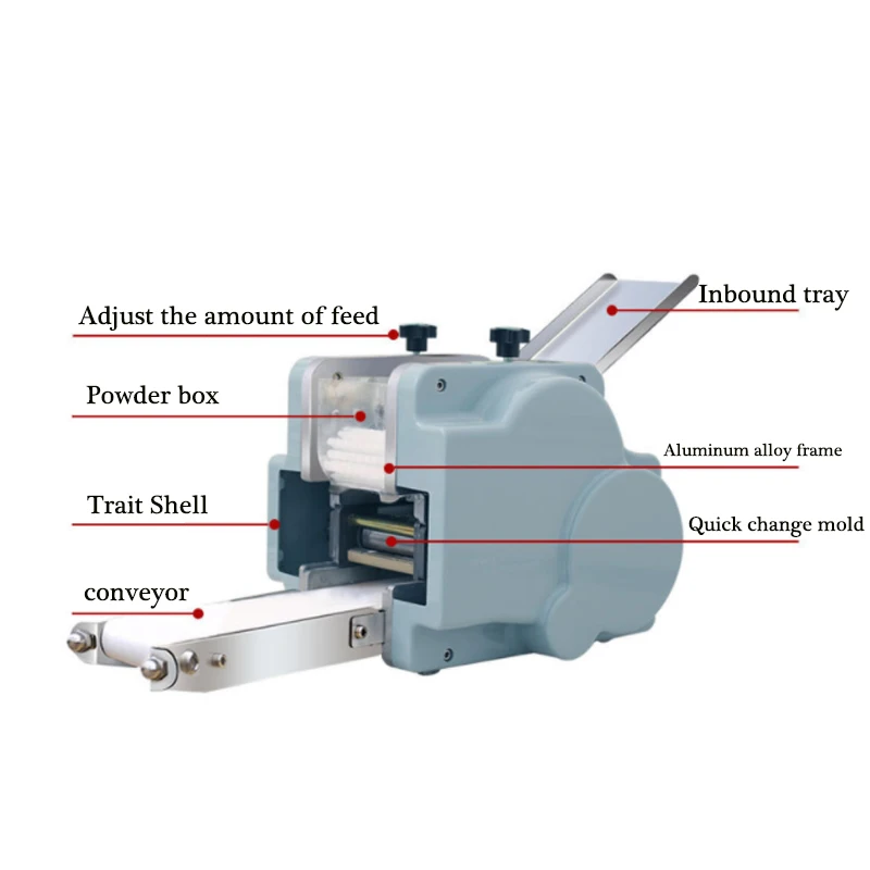 Home Dumplings Machine Dough Slicer Gyoza Skin Maker Rolling Pressing Pastas Imitation Manual Small Commercial Mould Custom Made