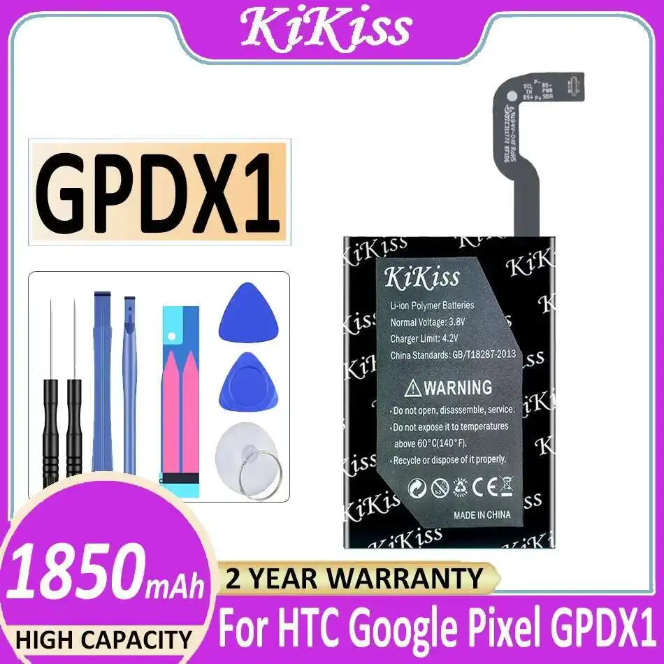 

GPDX1 Складной аккумулятор мобильного телефона для HTC Google Pixel Fold GPDX1 Премиум замена 1850 мАч