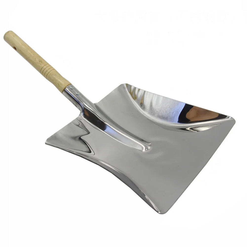 Effective Grime Removal Shovel Shovel Stainless Shovel Silver Chimney Shovel Easy Scrape Design Hearth Cleaning