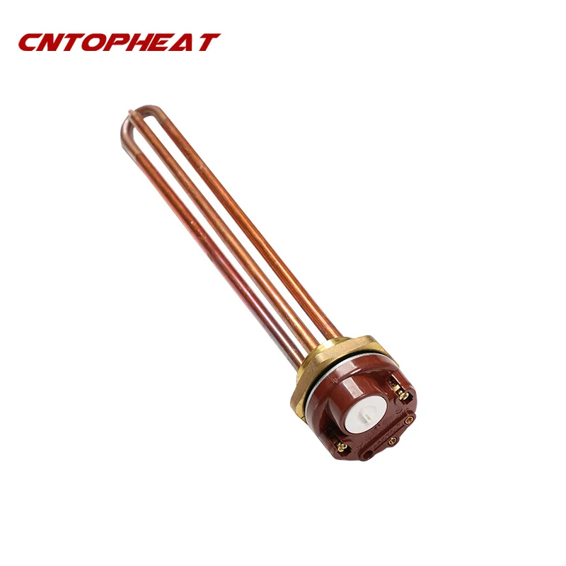 DN32 42mm Thread 220V Temperature Regulator Immersion Water Heater Heating Element With Thermostat 1.5KW/2KW/3KW