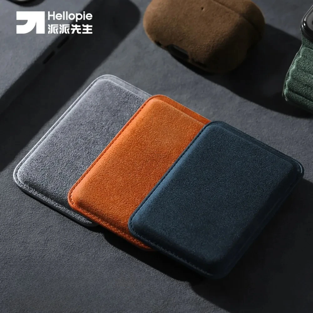 

Hellopie Magnetic Wallet for MagSafe High-end Business Skin-friendly Leather for iPhone 17 16 15 14 13 12 Pro Max Minimalist