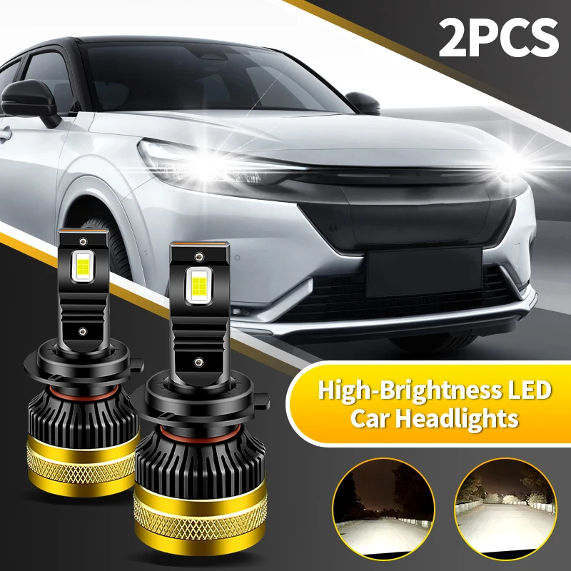

Car LED Bulb Headlight H7 160W 70000LM Fog Light Bulb with fan 6000K Cool White High Lamps Low lamps Waterproof DC12v Plug&Play
